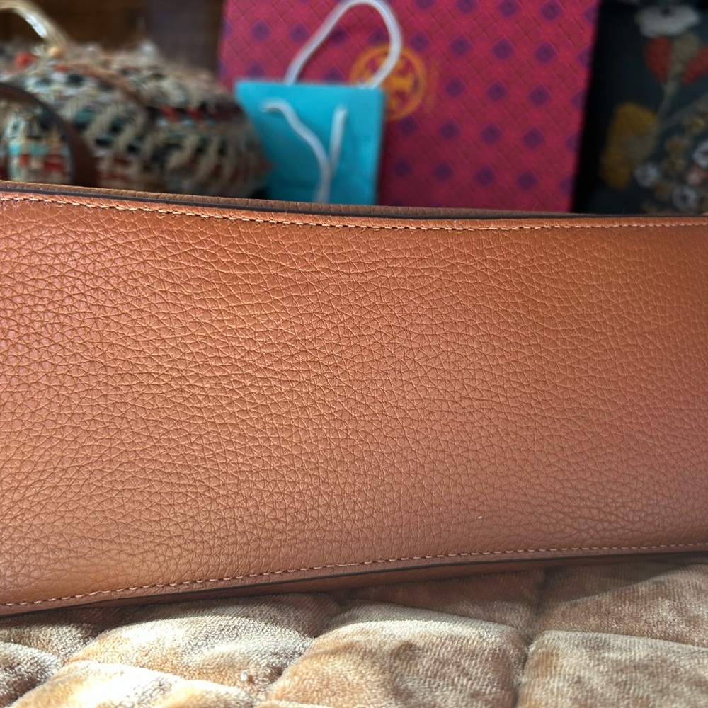 Coach Tan Leather Crossbody Bag - Picture 5 of 7